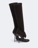 Paris Texas Paris Texas Lidia cut-out suede knee-high boots - 4