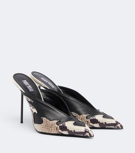 Paris Texas Paris Texas Lidia Queen of Hearts leather mules