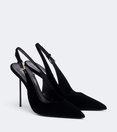 Paris Texas Paris Texas Lidia velvet slingback pumps