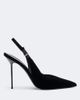Paris Texas Paris Texas Lidia velvet slingback pumps - 5