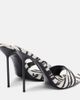Paris Texas Paris Texas Lidia zebra-print canvas mules - 3