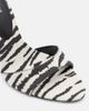 Paris Texas Paris Texas Lidia zebra-print canvas mules - 6