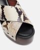 Paris Texas Paris Texas Marisol snake-effect leather platform sandals - 6