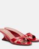 Paris Texas Paris Texas Nina 50 croc-effect patent leather wedge mules - 1