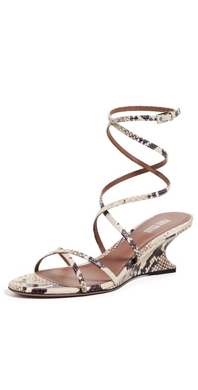 Paris Texas Paris Texas Nina Lace Up Sandals Naturale