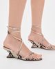 Paris Texas Paris Texas Nina Lace Up Sandals Naturale - 5