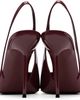 Paris Texas Paris Texas Red Lidia Slingback 105 Heels - 2