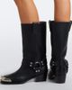 Paris Texas Paris Texas Roxy embellished leather biker boots - 3
