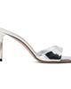 Paris Texas Paris Texas Silver Lidia 70 Mule Heeled Sandals - 1