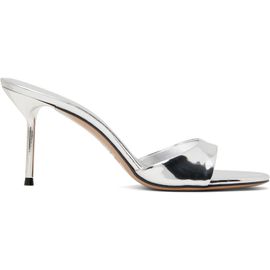 Paris Texas Paris Texas Silver Lidia 70 Mule Heeled Sandals