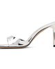 Paris Texas Paris Texas Silver Lidia 70 Mule Heeled Sandals - 3