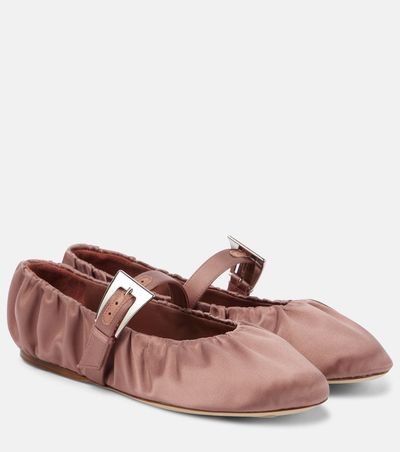 Paris Texas Paris Texas Sveva satin ballet flats