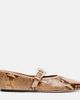 Paris Texas Paris Texas Sveva snake-effect leather ballet flats - 4