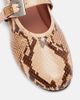 Paris Texas Paris Texas Sveva snake-effect leather ballet flats - 5
