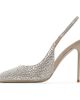 Paris Texas Paris Texas Taupe Lidia Slingback Crystal 105 Heels - 3
