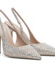 Paris Texas Paris Texas Taupe Lidia Slingback Crystal 105 Heels - 4