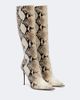 Paris Texas Paris Texas Vera snake-effect leather knee-high boots - 1