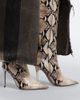 Paris Texas Paris Texas Vera snake-effect leather knee-high boots - 3