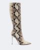 Paris Texas Paris Texas Vera snake-effect leather knee-high boots - 6