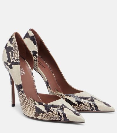 Paris Texas Paris Texas Vera snake-effect leather pumps