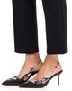Paris Texas Paris Texas Women's Lidia Queen Of Hearts Snake Embosssed Slingback Pumps - 2