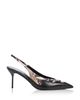 Paris Texas Paris Texas Women's Lidia Queen Of Hearts Snake Embosssed Slingback Pumps - 4