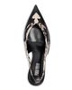 Paris Texas Paris Texas Women's Lidia Queen Of Hearts Snake Embosssed Slingback Pumps - 5