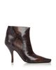 Paris Texas Paris Texas Women's Rose Snake Embossed Ankle Booties - 4