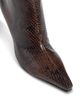 Paris Texas Paris Texas Women's Rose Snake Embossed Ankle Booties - 6