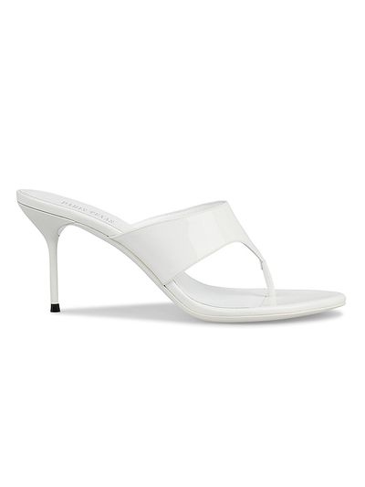 Paris Texas Women's Lidia 70MM Leather Thong Mules