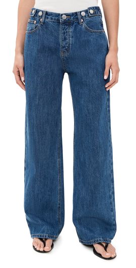 PARKE PARKE Adjustable Jeans Medium Wash