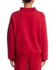 Parke Parke Crimson White Varsity Mock Neck Sweatshirt - 3