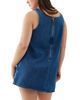 Parke Parke Med Wash Mini Denim Dress - 3