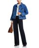 Parke Parke Oversized Denim Jacket in Medium Wash - 2