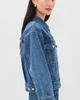 PARKE PARKE Oversized Jean Jacket Med Wash - 5