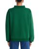 Parke Parke Palms White Varsity Mock Neck Sweatshirt - 3