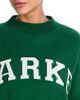 Parke Parke Palms White Varsity Mock Neck Sweatshirt - 4