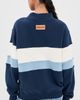 PARKE PARKE Vintage Stripe Sweatshirt Denim - 3