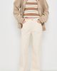 PARKE PARKE Wide Leg Jeans Cream - 5