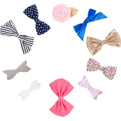 Parker Baby Co. Parker Baby Co. Essentials Set - Bows Clips - 10 Pack 