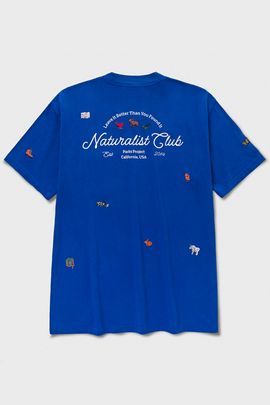 Parks Project Parks Project Naturalist Embroidered Pocket Tee in Blue, Men's at Urban Outfitters