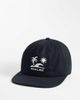 Parlez Parlez crowley beach print 6 panel cap in black - 1