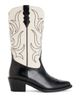 Partlow Women's Rowan 55MM Embroidered Leather Boots - 6