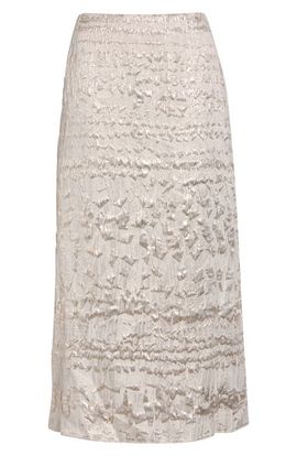 PARTOW PARTOW Alina Textured Silk Blend Skirt