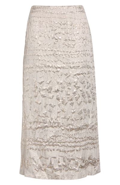 PARTOW PARTOW Alina Textured Silk Blend Skirt