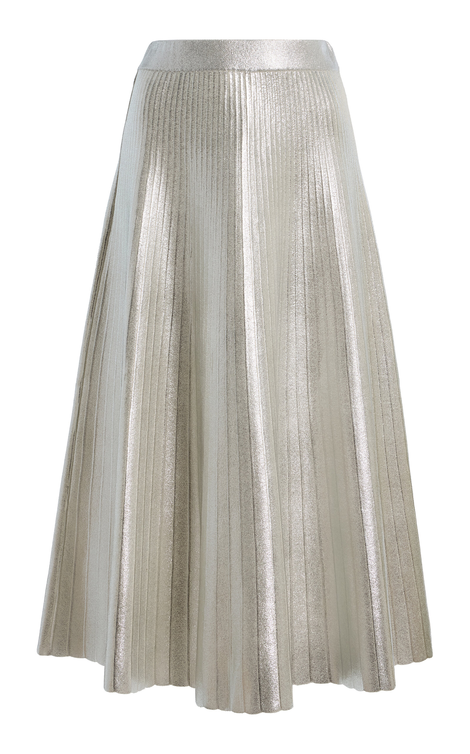 Partow Partow Anya Foiled Midi Skirt 