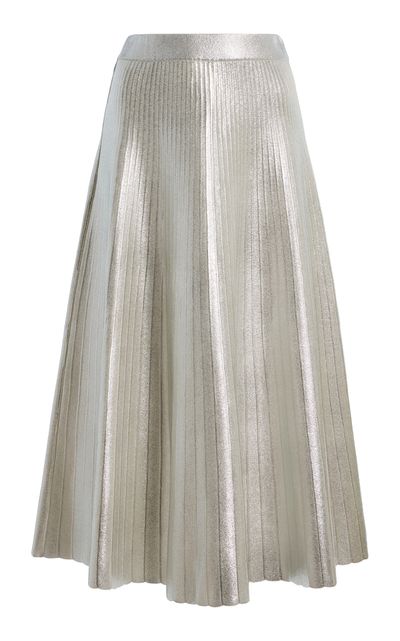 Partow Partow Anya Foiled Midi Skirt 