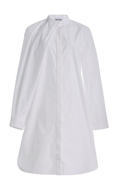 Partow Partow Laia Cotton Mini Shirt Dress