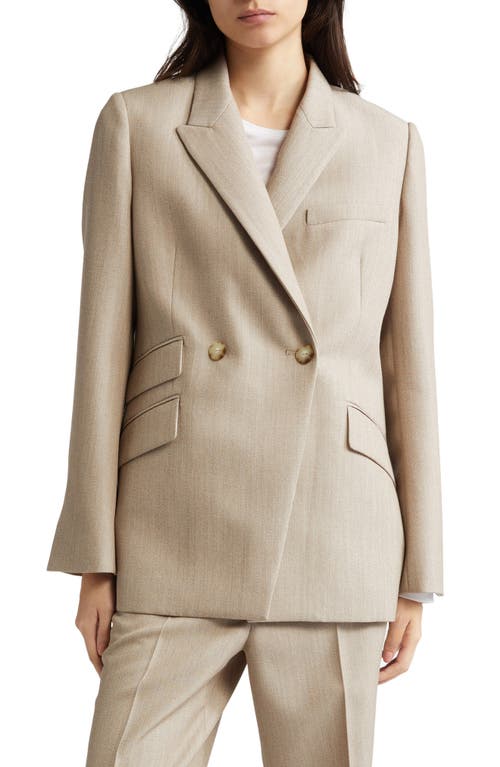 PARTOW PARTOW Steph Double Breasted Wool Twill Blazer