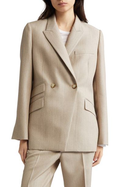 PARTOW PARTOW Steph Double Breasted Wool Twill Blazer